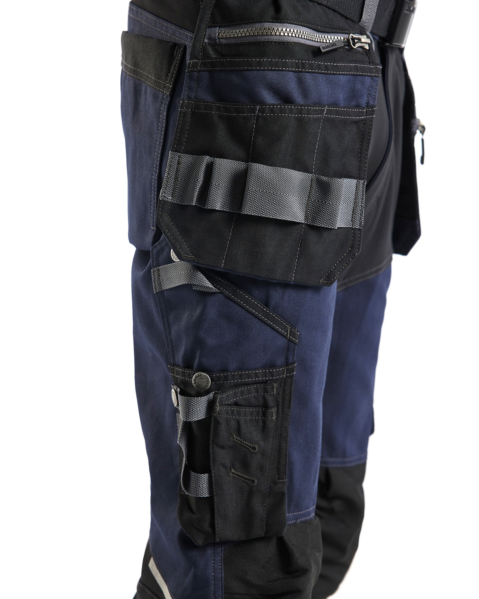 Blaklader Stretch Craftsman Work Trousers, Dark Navy/Black (10)