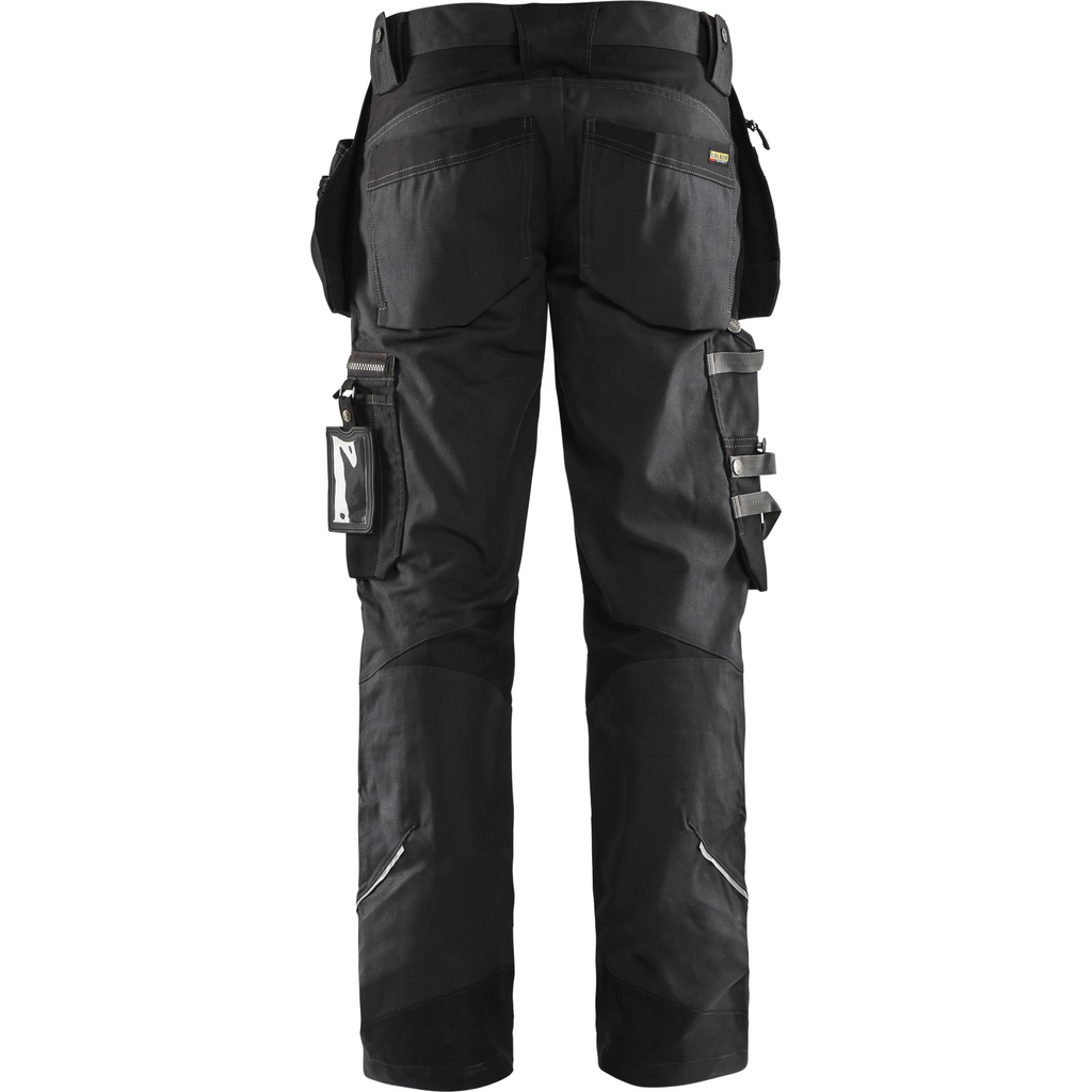 Blaklader Stretch Craftsman Work Trousers, Dark Grey/Black (4)