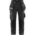 Blaklader Stretch Craftsman Work Trousers, Dark Grey/Black