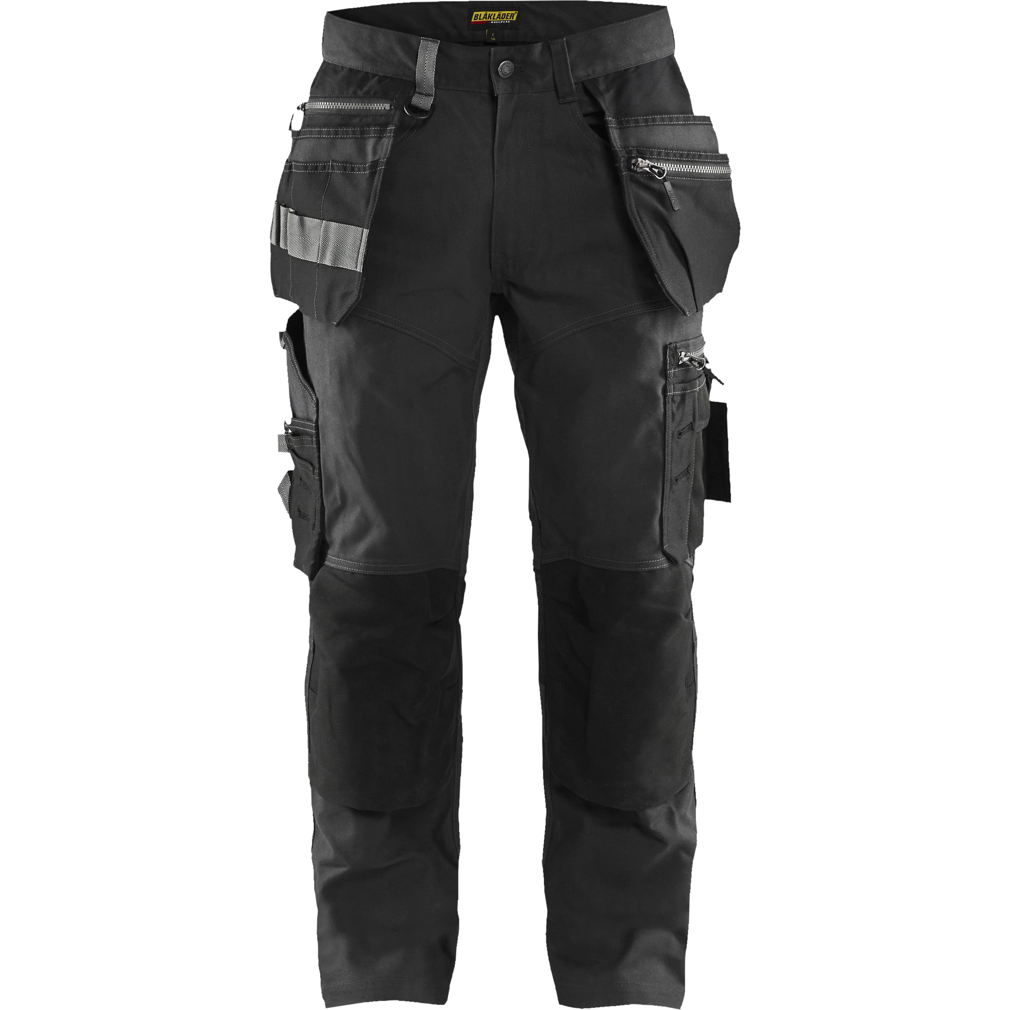 Blaklader Stretch Craftsman Work Trousers, Dark Grey/Black