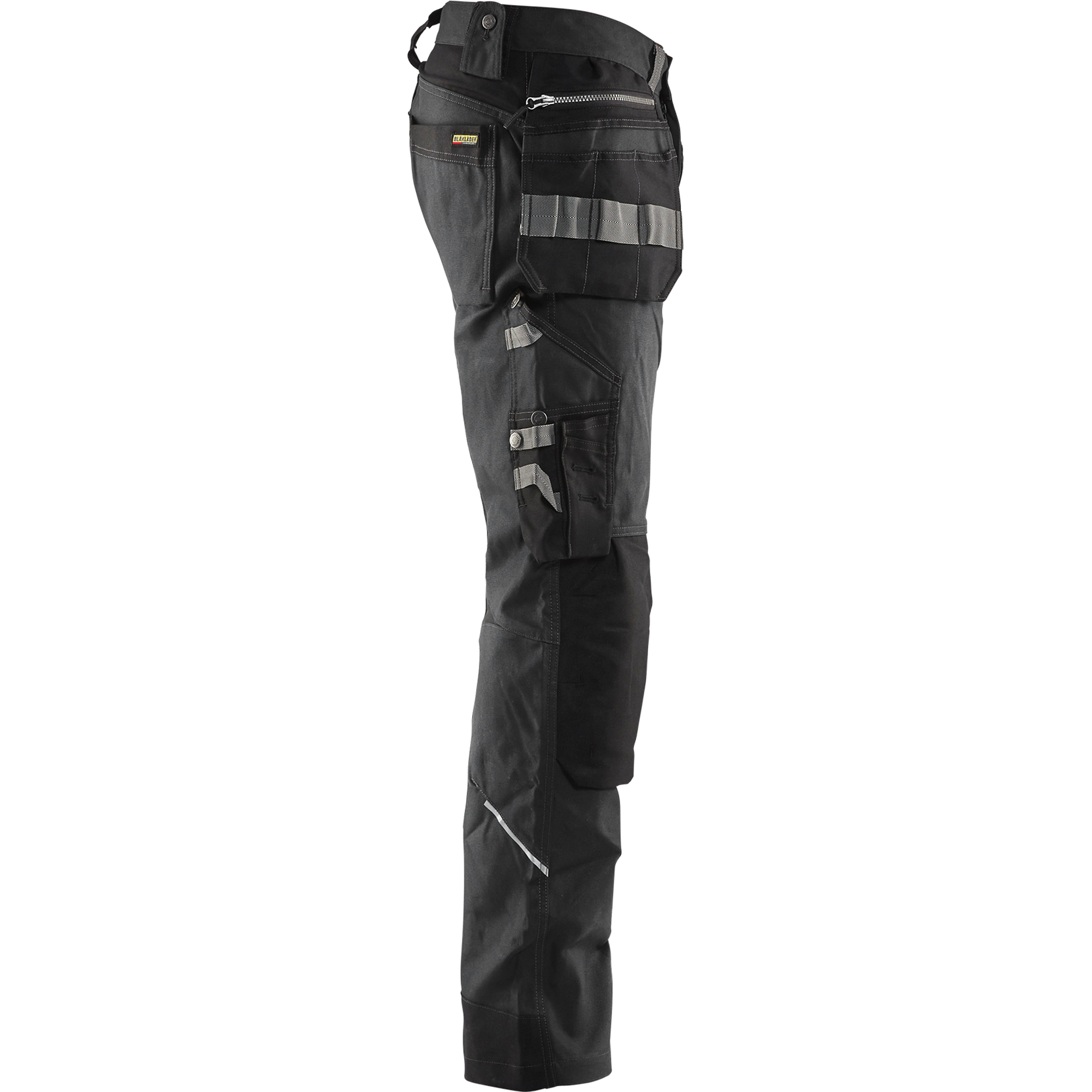 Blaklader Stretch Craftsman Work Trousers, Dark Grey/Black (2)