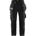 Blaklader Stretch Craftsman Work Trousers, Black