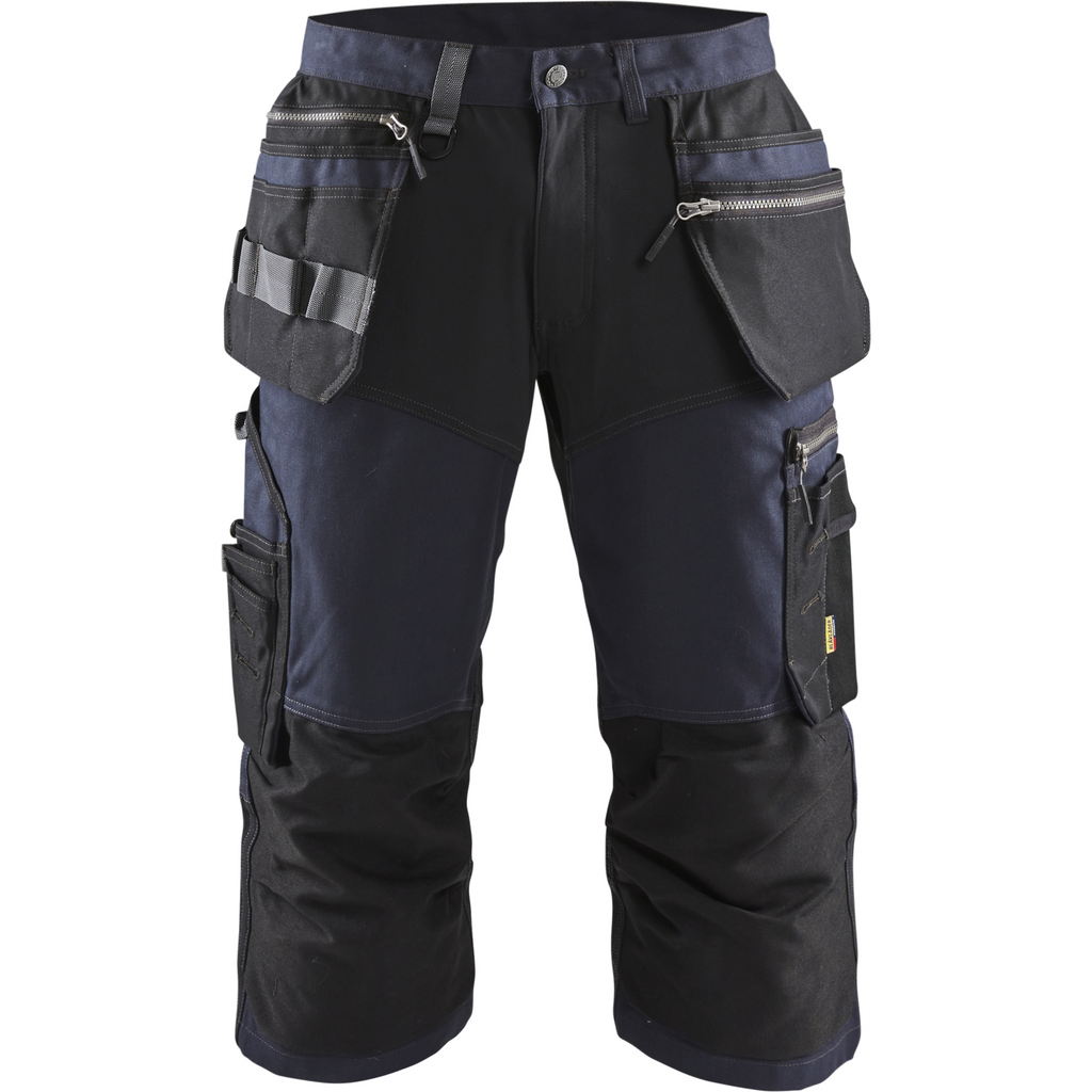Blaklader Stretch Pirate Trousers, Dark Navy/Black