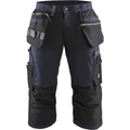 Blaklader Stretch Pirate Trousers, Dark Navy/Black