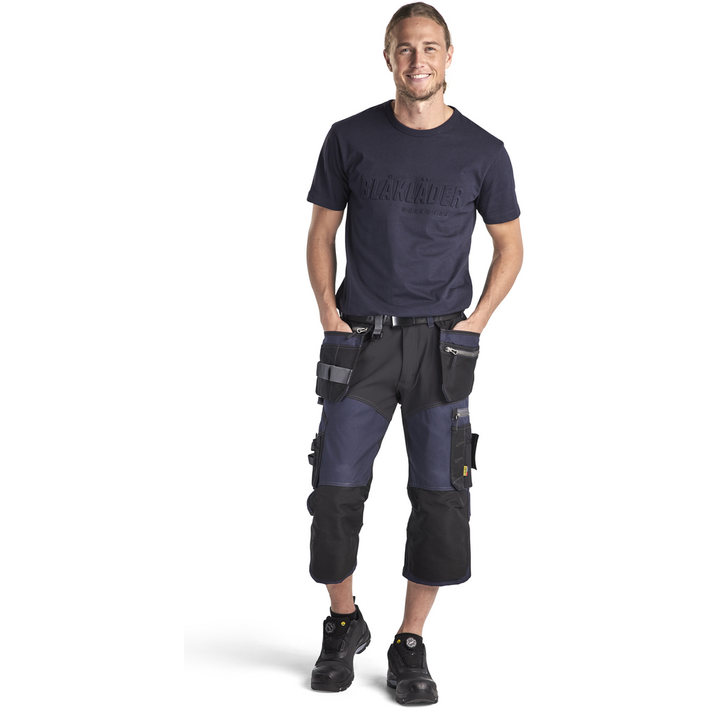 Blaklader Stretch Pirate Trousers, Dark Navy/Black (5)