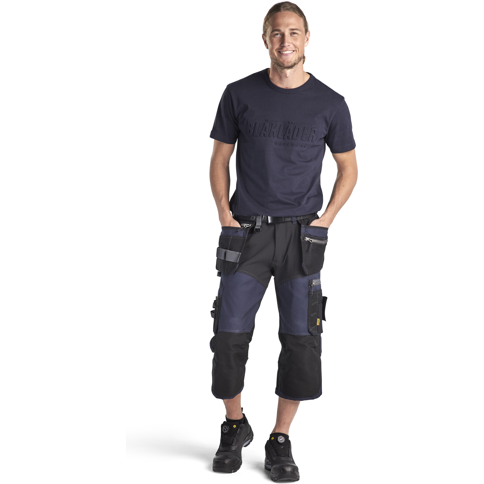 Blaklader Stretch Pirate Trousers, Dark Navy/Black (5)