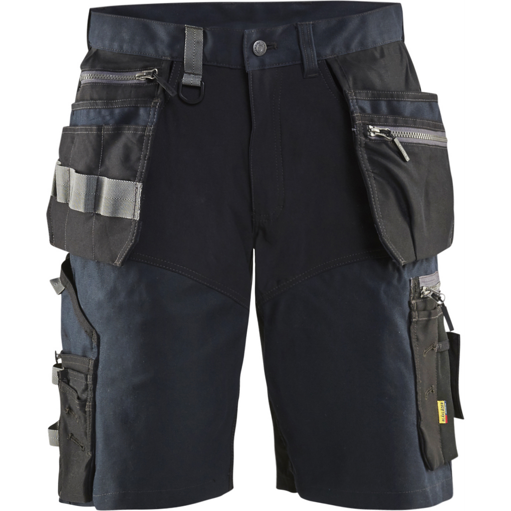Blaklader Stretch Craftsman Shorts, Dark Navy/Black