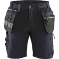 Blaklader Stretch Craftsman Shorts, Dark Navy/Black