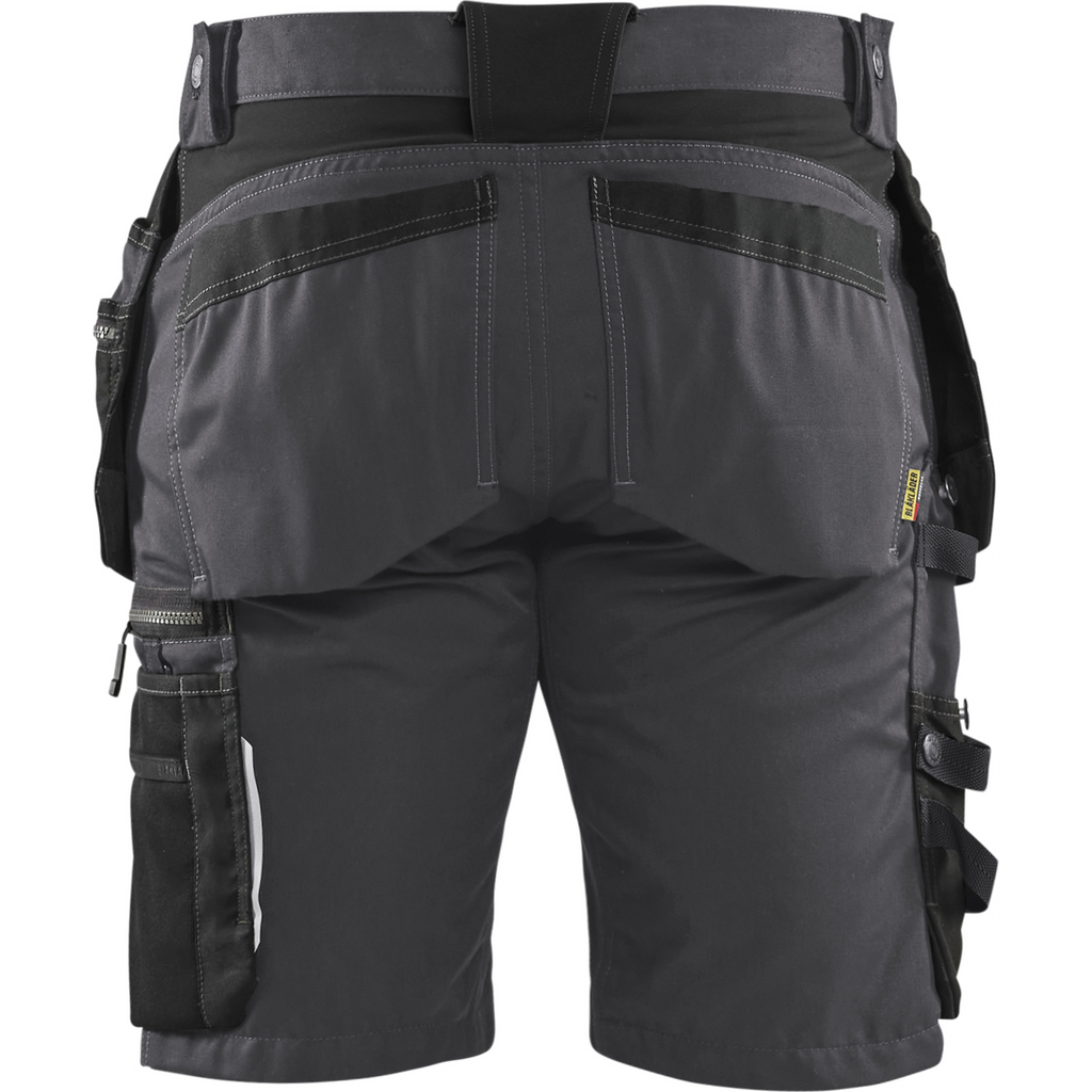 Blaklader Stretch Craftsman Shorts, Medium Grey/Black (4)