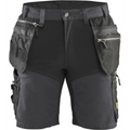 Blaklader Stretch Craftsman Shorts, Medium Grey/Black