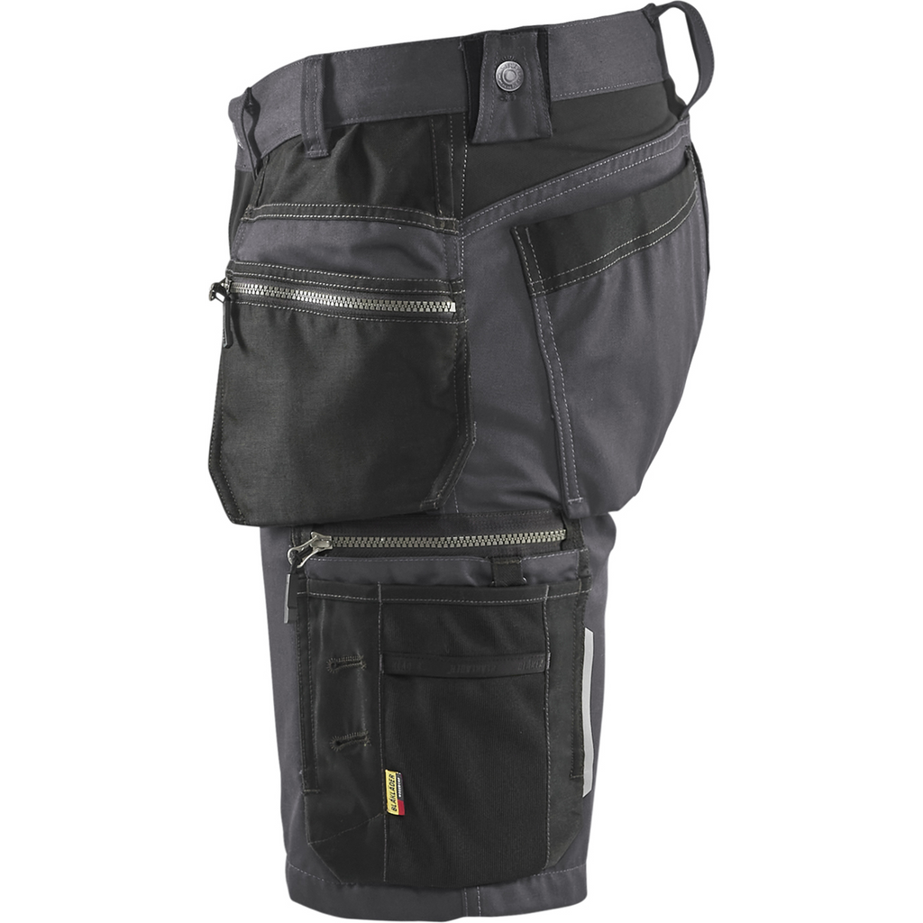 Blaklader Stretch Craftsman Shorts, Medium Grey/Black (3)