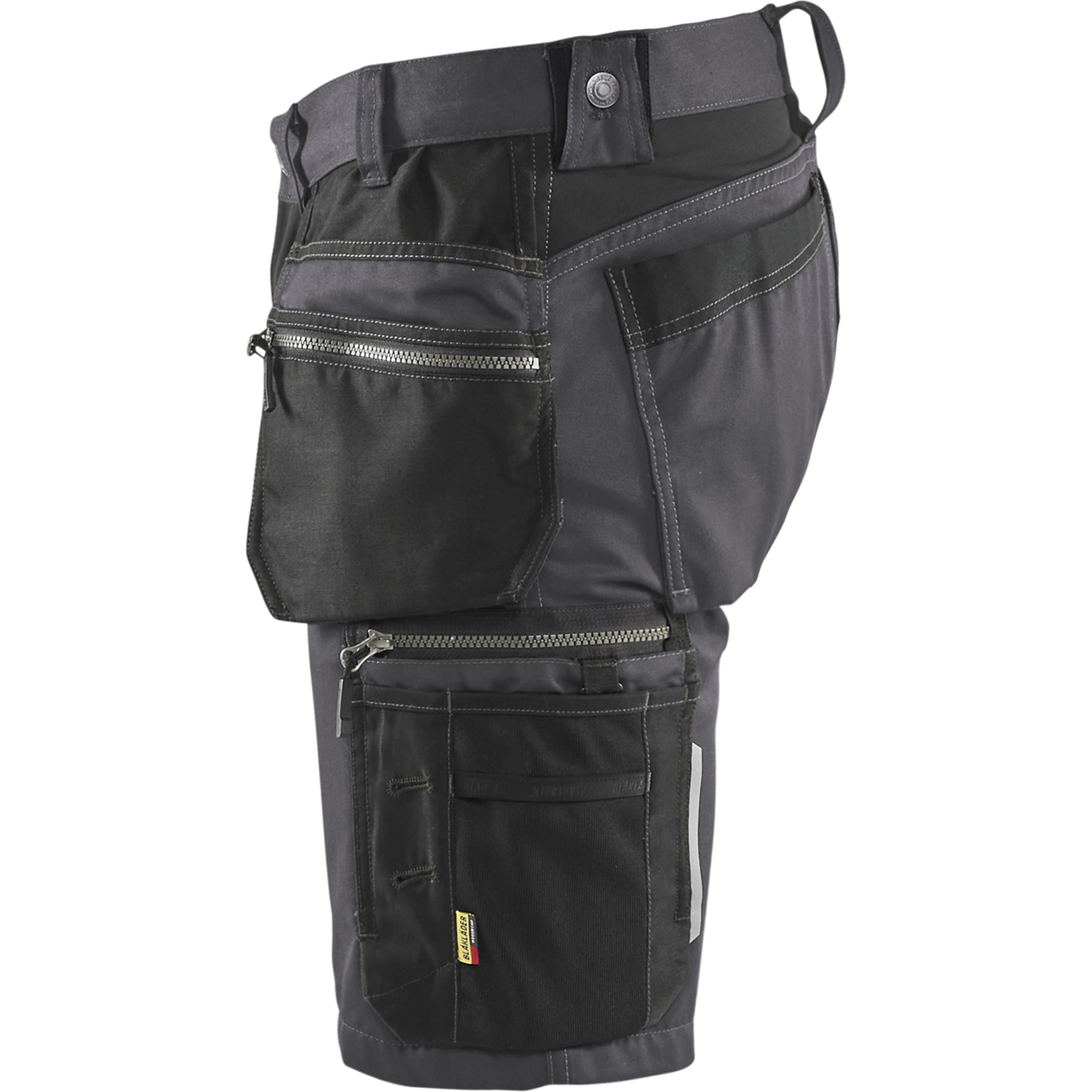 Blaklader Stretch Craftsman Shorts, Medium Grey/Black (3)