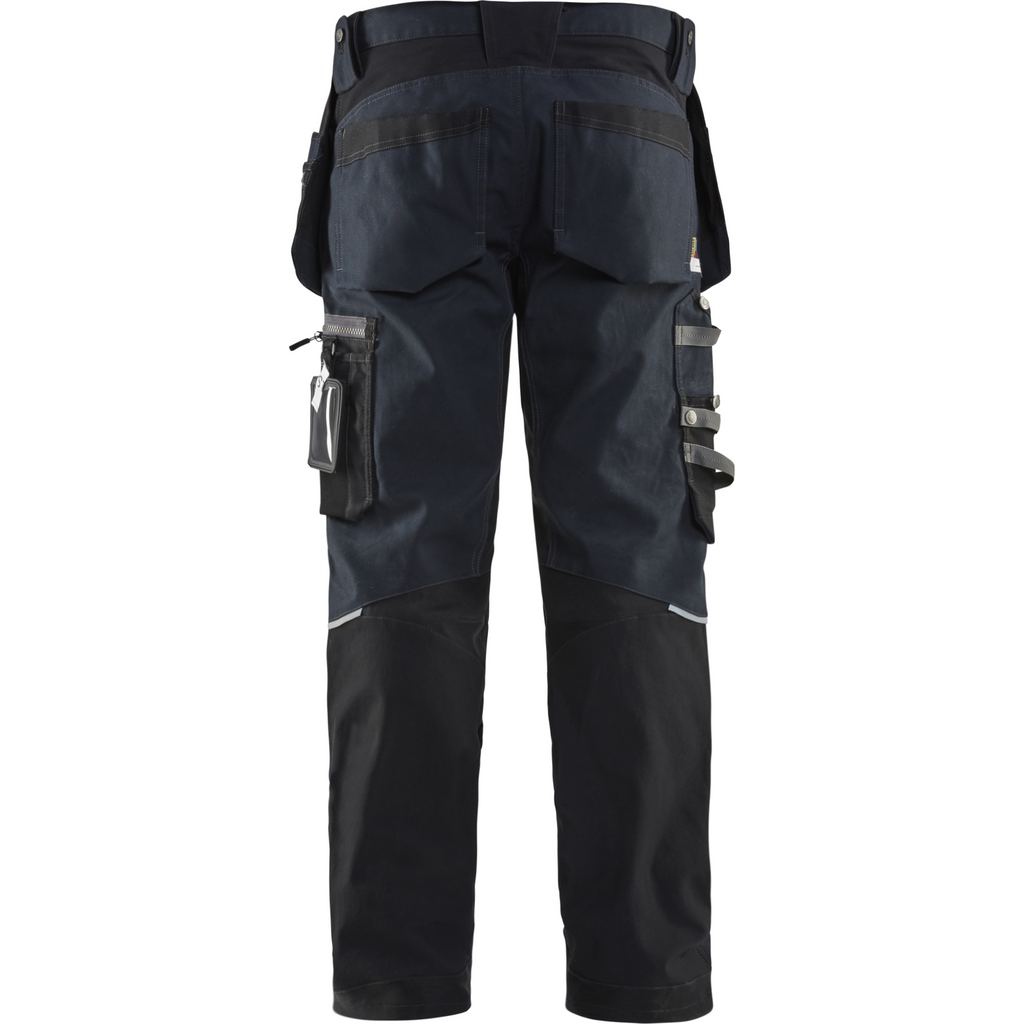Blaklader Stretch Craftsman Work Trousers, Dark Navy/Black (4)