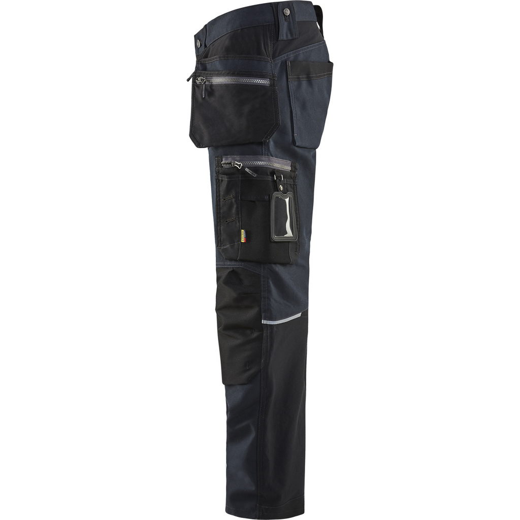 Blaklader Stretch Craftsman Work Trousers, Dark Navy/Black (3)
