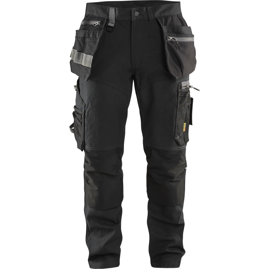 Blaklader Stretch Craftsman Work Trousers, Black