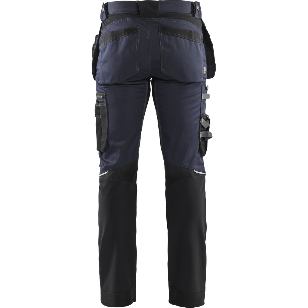 Blaklader Stretch Craftsman Work Trousers, Dark Navy/Black (4)