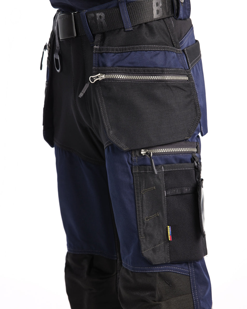 Blaklader Stretch Craftsman Work Trousers, Dark Navy/Black (7)