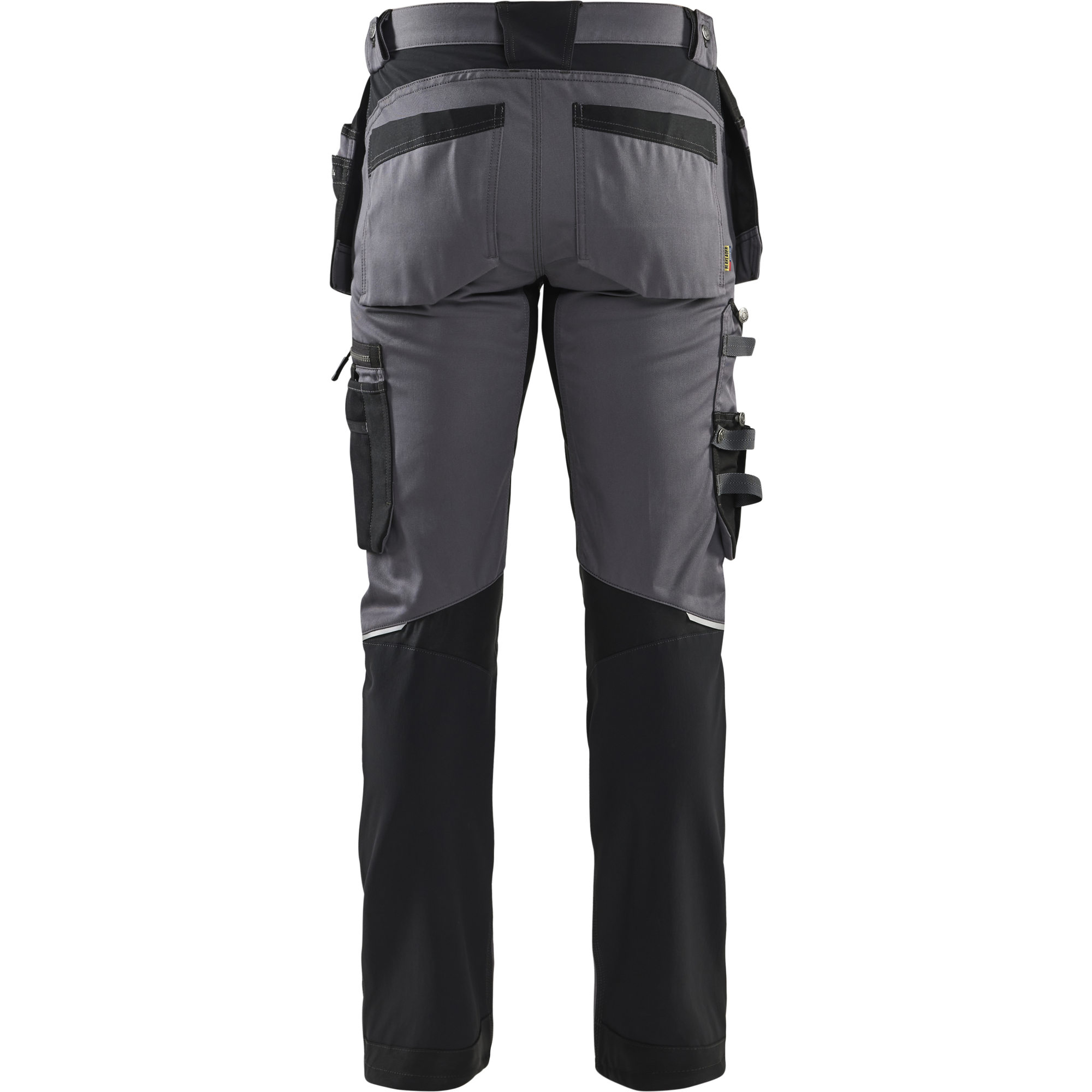 Blaklader Stretch Craftsman Work Trousers, Medium Grey/Black (4)