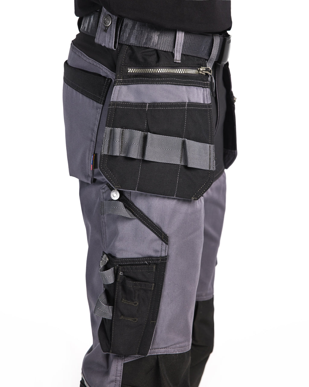 Blaklader Stretch Craftsman Work Trousers, Medium Grey/Black (6)