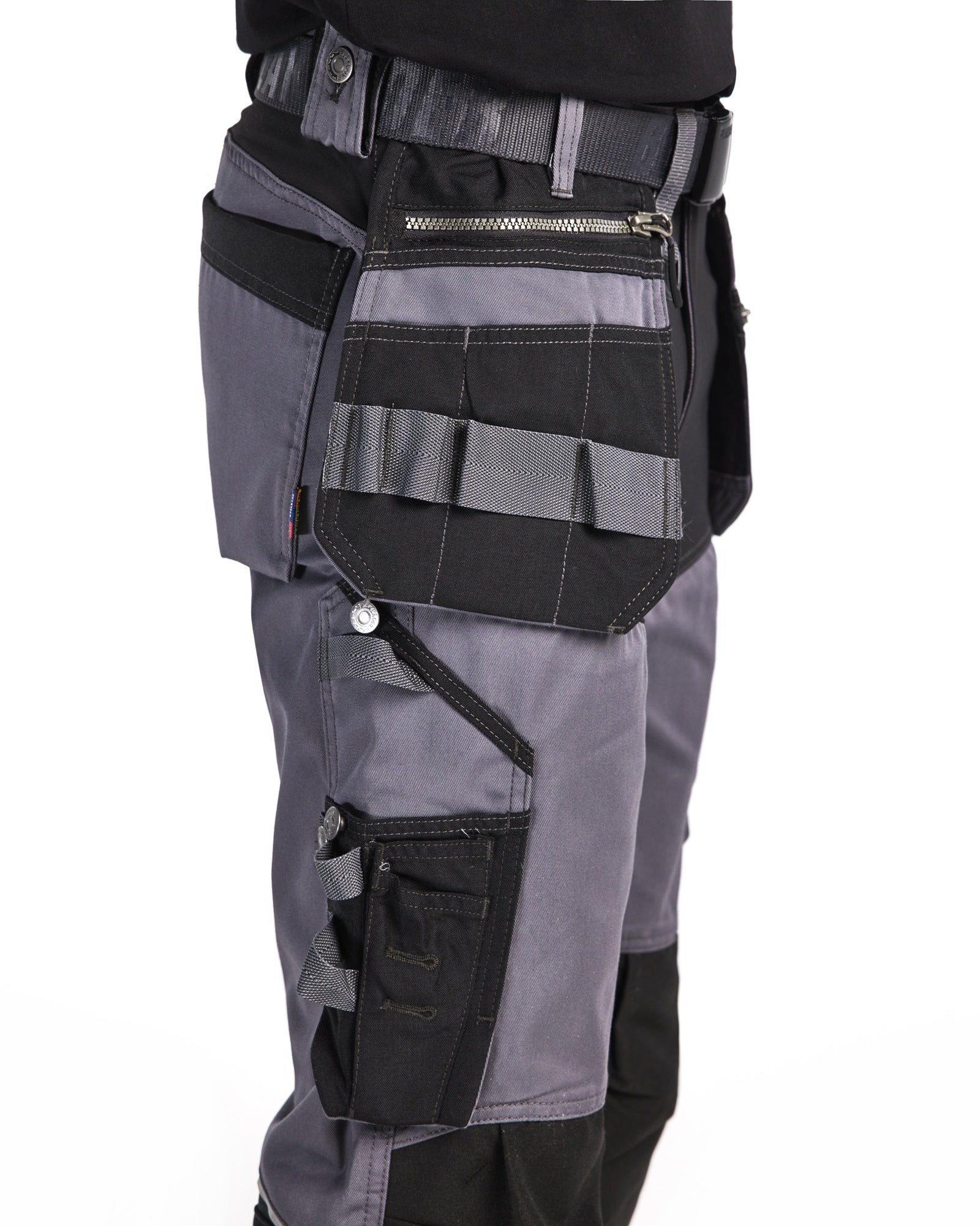 Blaklader Stretch Craftsman Work Trousers, Medium Grey/Black (6)