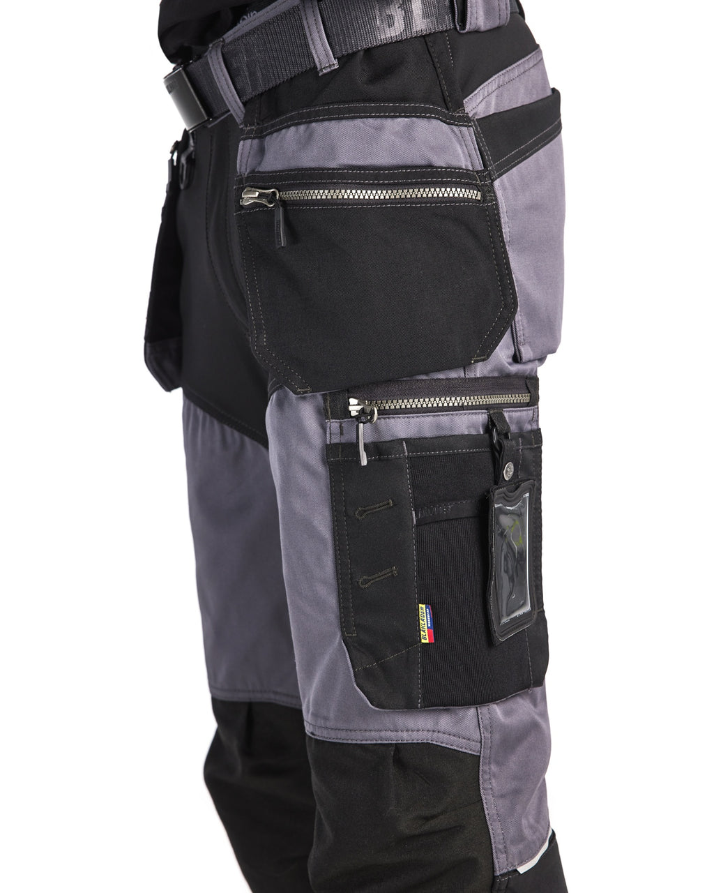 Blaklader Stretch Craftsman Work Trousers, Medium Grey/Black (7)