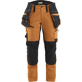 Blaklader STRIKER Women's Stretch Craftsman Work Trousers, Rust/Black