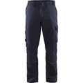 Blaklader Welding Work Trousers, Navy Blue/ Yellow