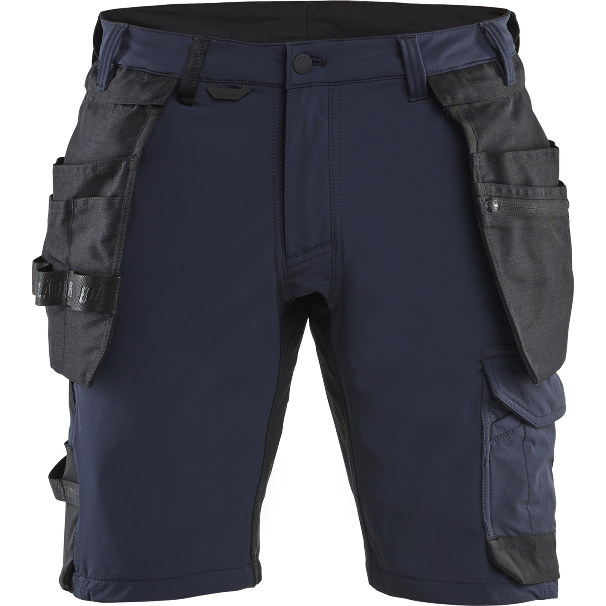Blaklader 4-Way Stretch Craftsman Shorts, Dark Navy/Black