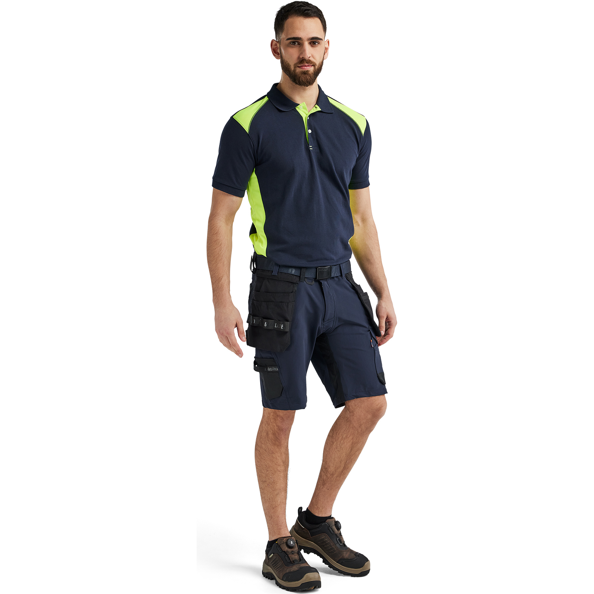 Blaklader 4-Way Stretch Craftsman Shorts, Dark Navy/Black (5)