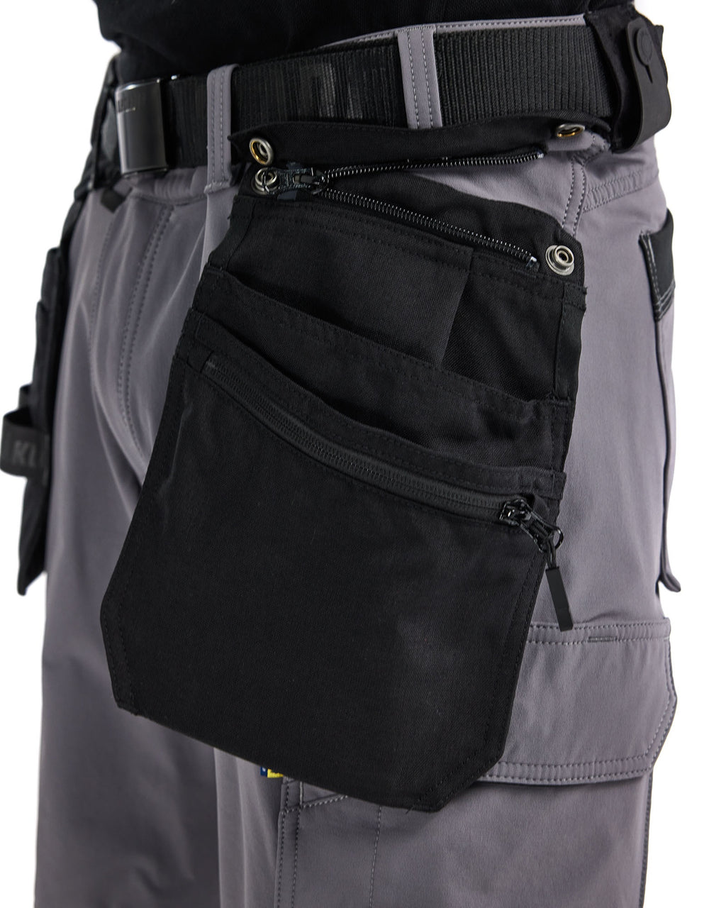 Blaklader 4-Way Stretch Craftsman Shorts, Medium Grey/Black (6)