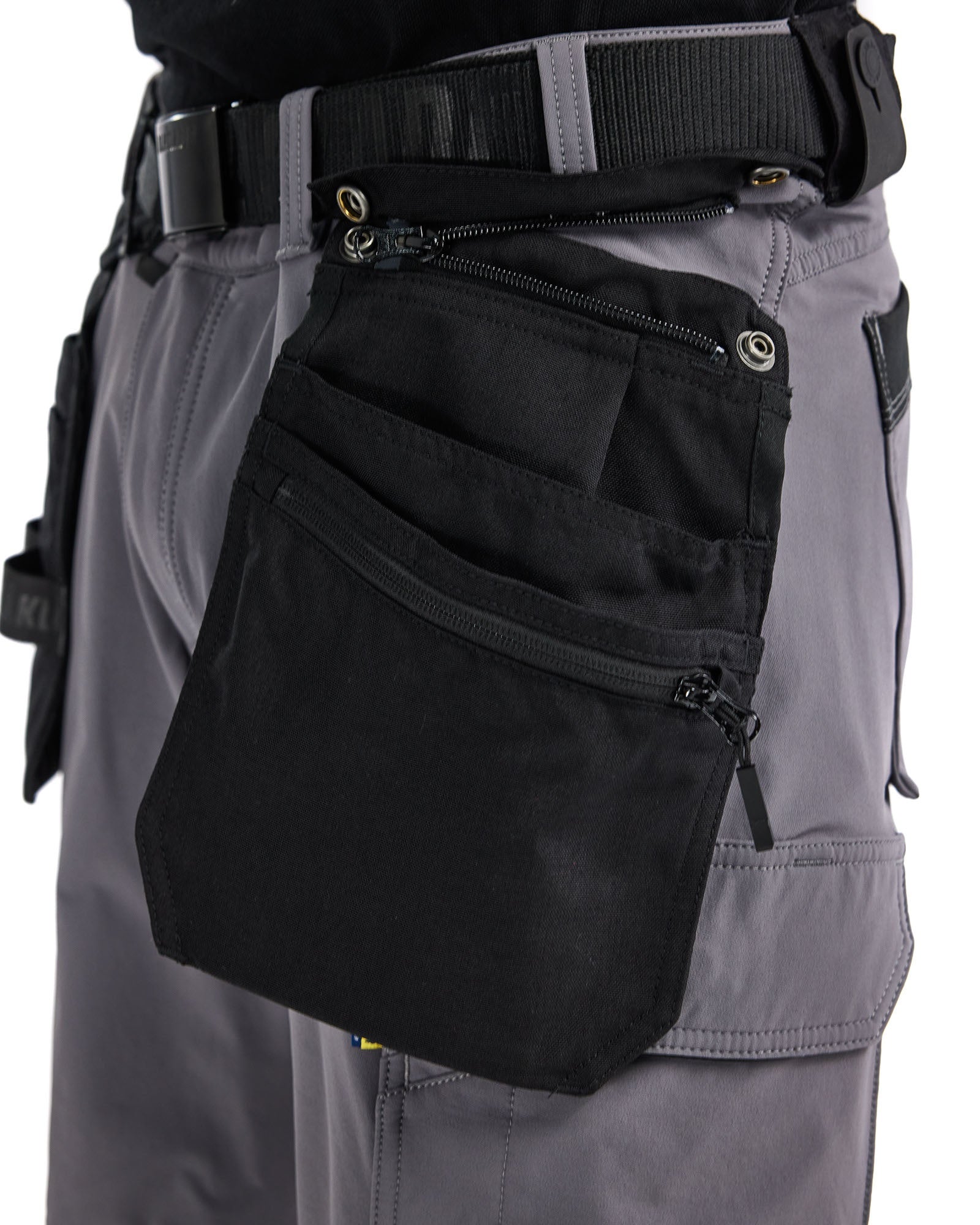 Blaklader 4-Way Stretch Craftsman Shorts, Medium Grey/Black (6)