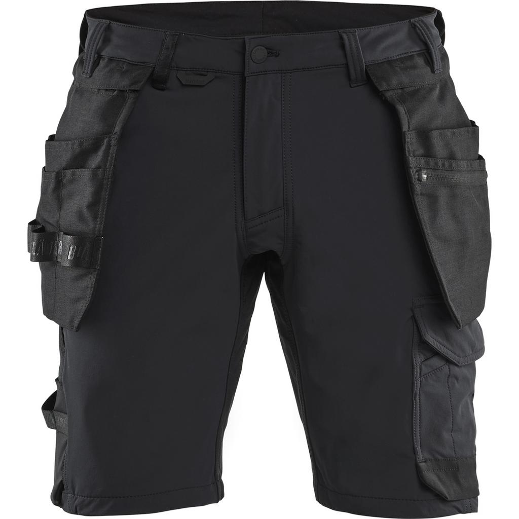 Blaklader 4-Way Stretch Craftsman Shorts, Black