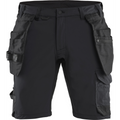 Blaklader 4-Way Stretch Craftsman Shorts, Black