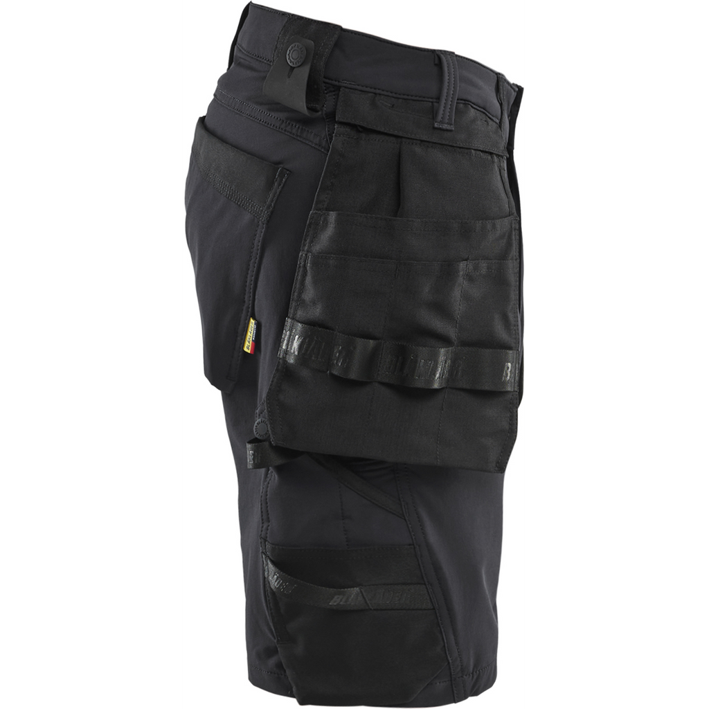Blaklader 4-Way Stretch Craftsman Shorts, Black (2)