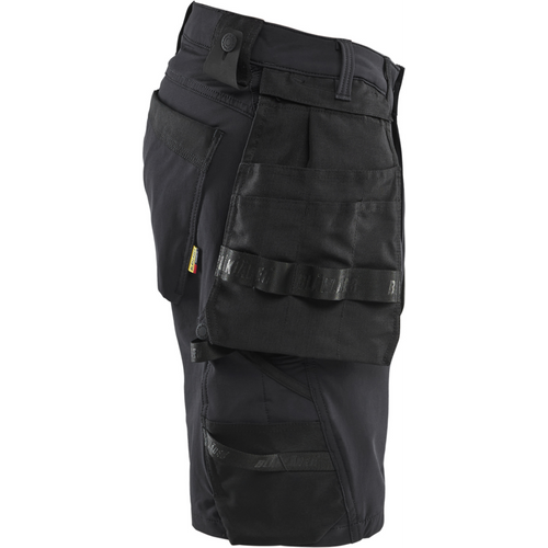 Blaklader 4-Way Stretch Craftsman Shorts, Black (2)