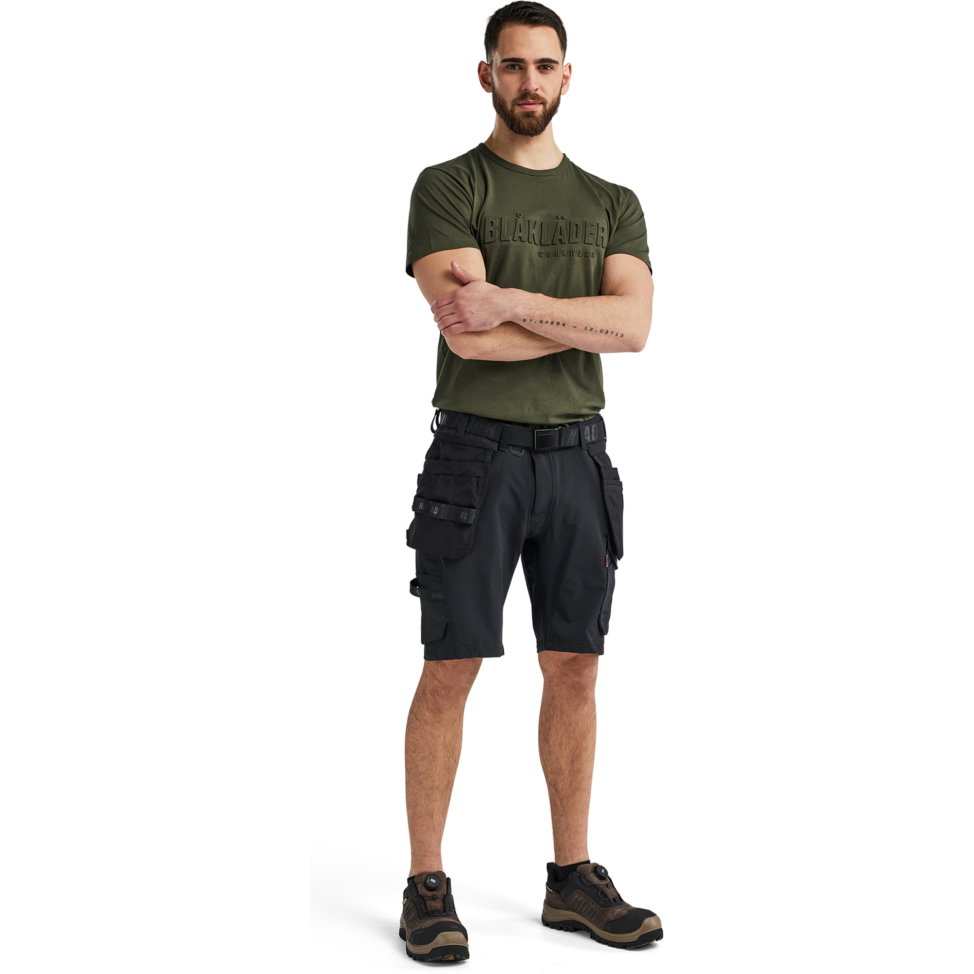 Blaklader 4-Way Stretch Craftsman Shorts, Black (5)