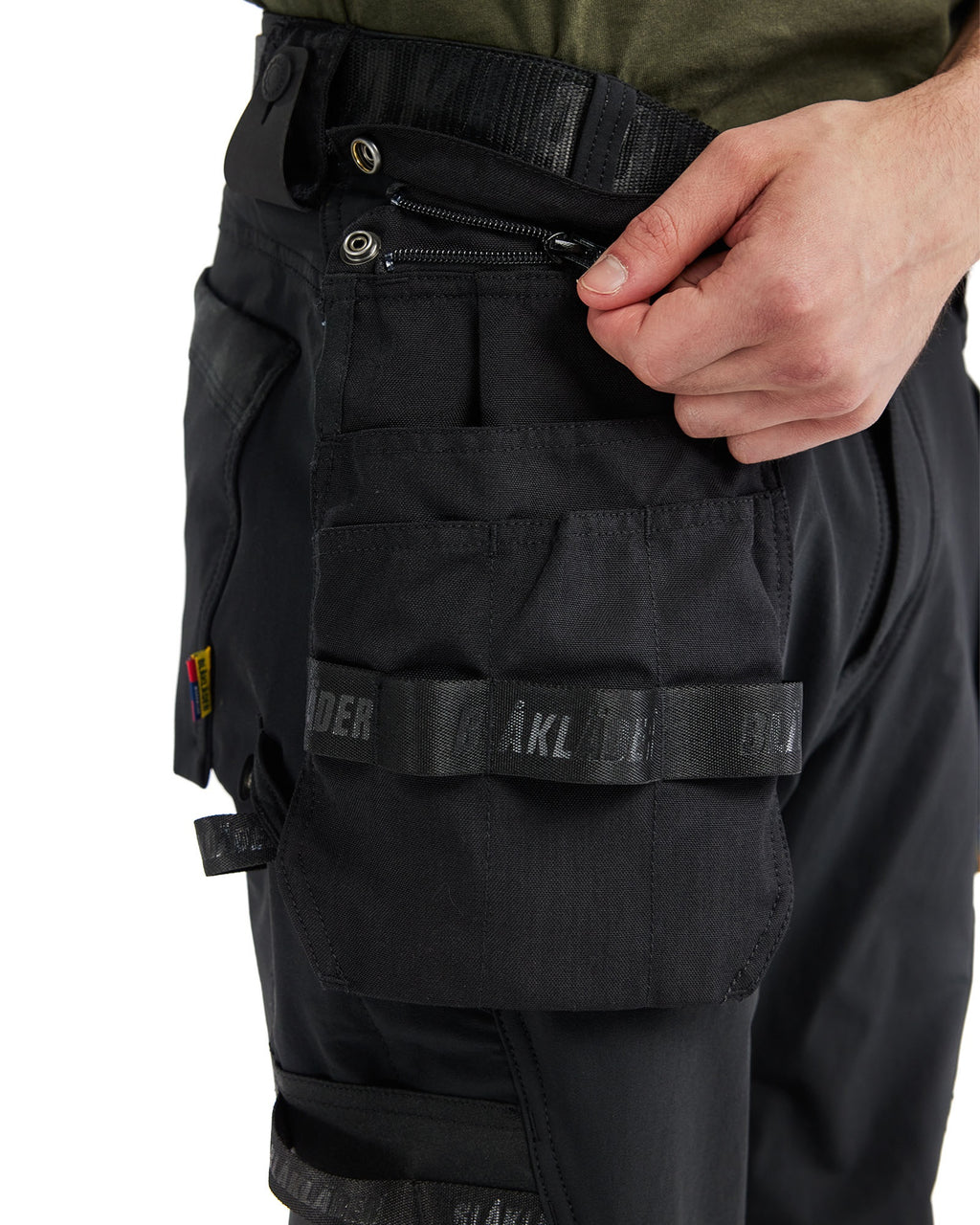 Blaklader 4-Way Stretch Craftsman Shorts, Black (7)
