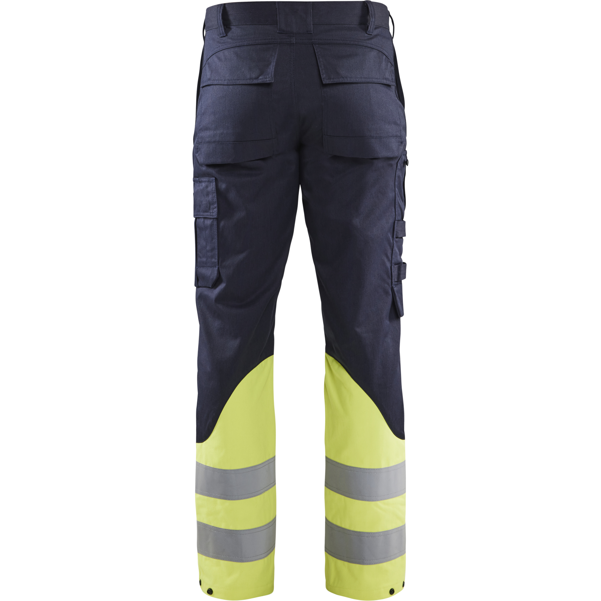 Blaklader Stahl Work Trousers, Navy/Yellow (4)