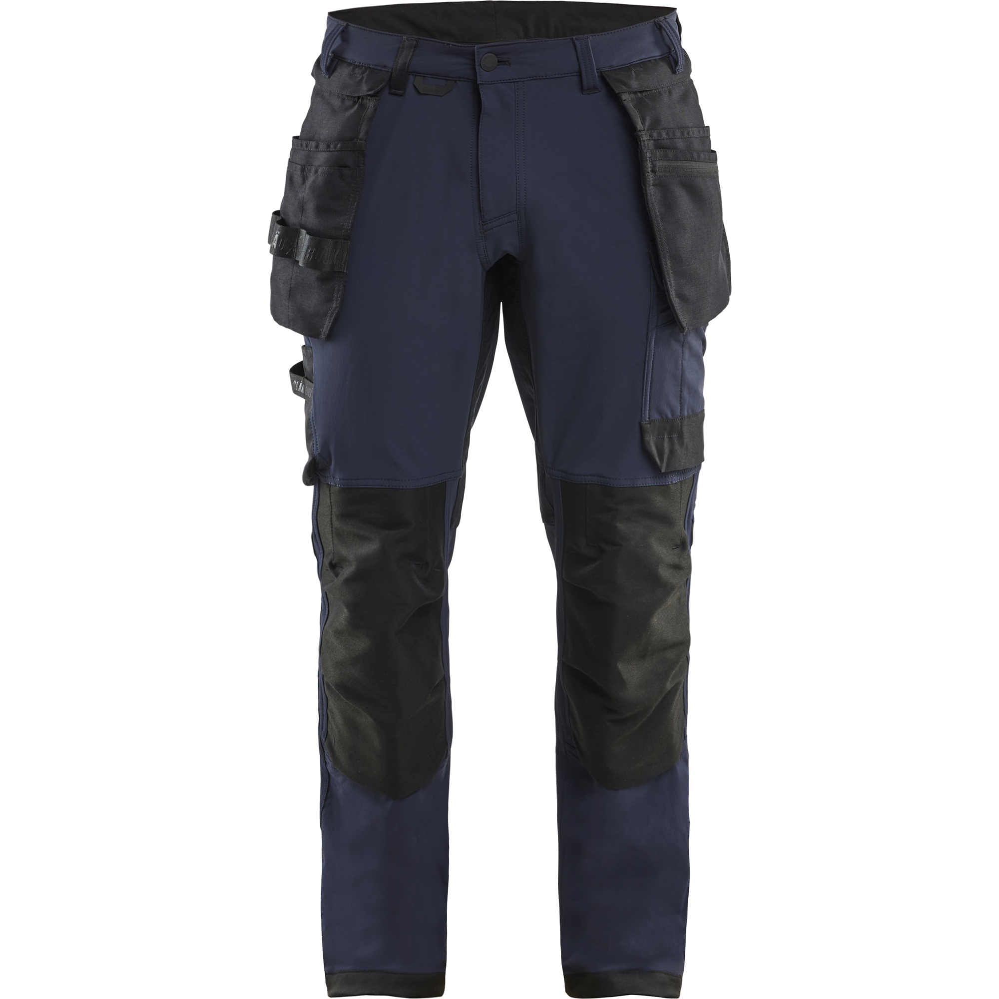 Blaklader 4-Way Stretch Craftsman Work Trousers, Dark Navy/Black