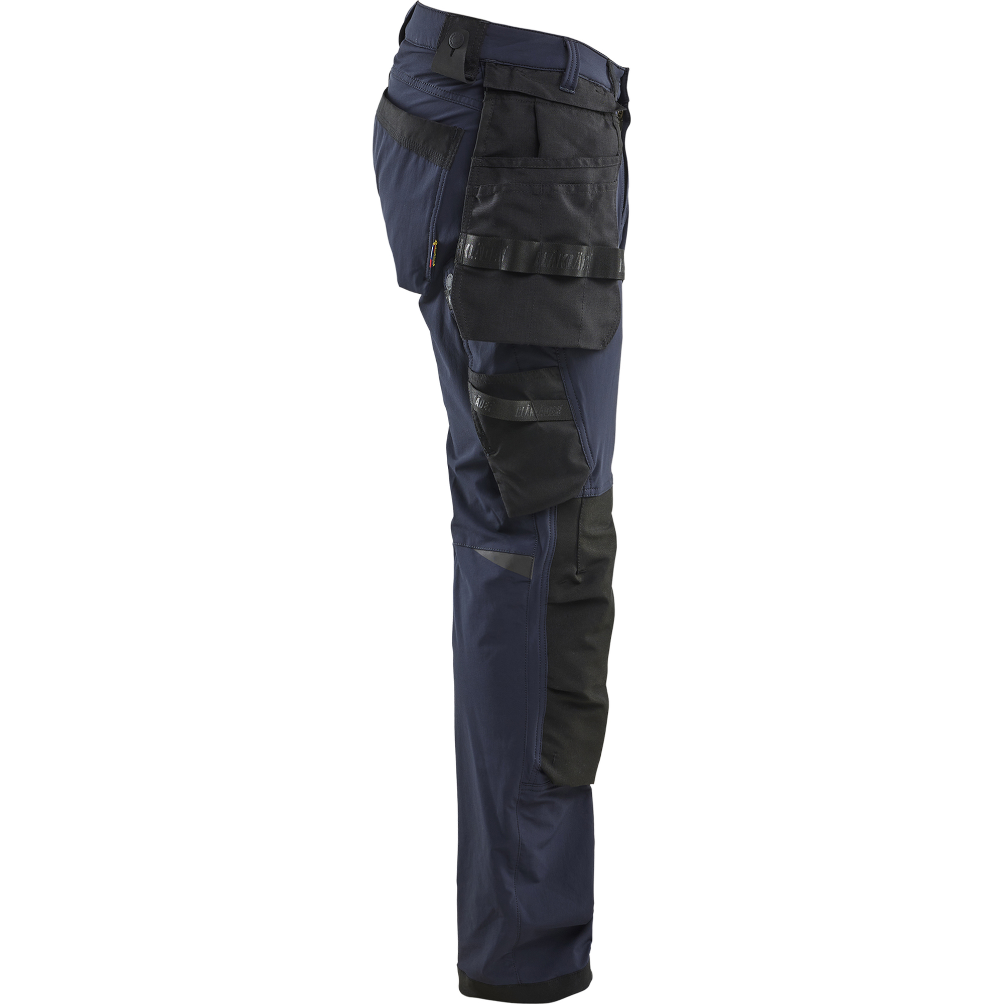 Blaklader 4-Way Stretch Craftsman Work Trousers, Dark Navy/Black (2)