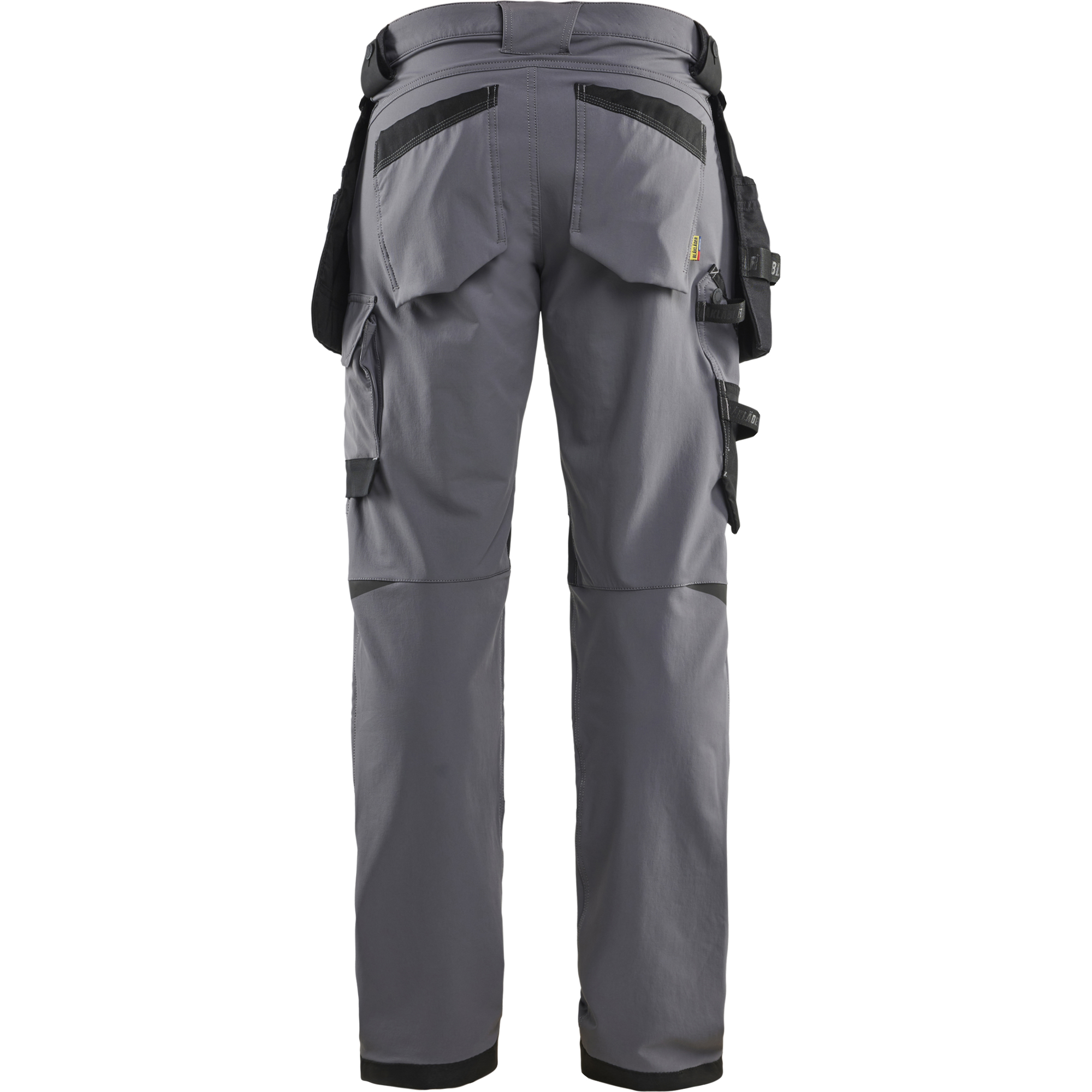 Blaklader 4-Way Stretch Craftsman Work Trousers, Medium Grey/Black (4)