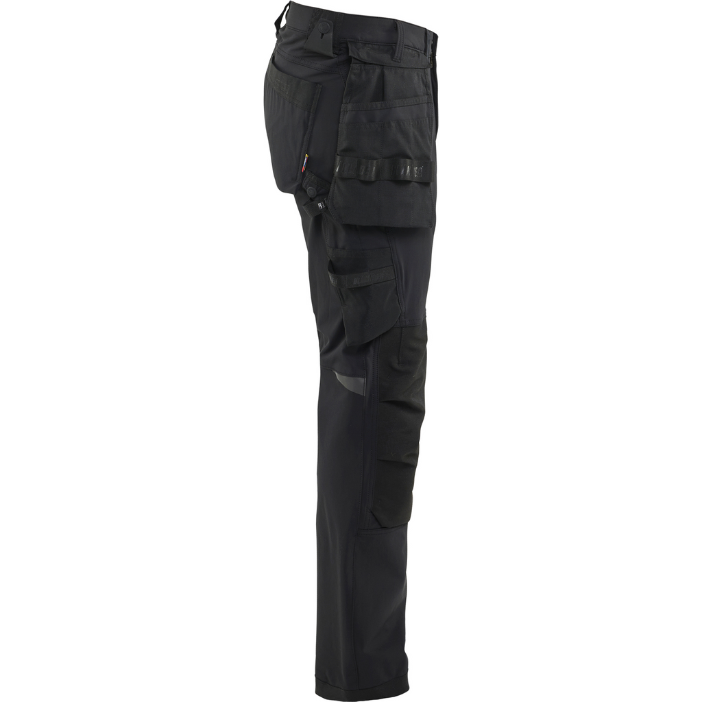 Blaklader 4-Way Stretch Craftsman Work Trousers, Black (2)