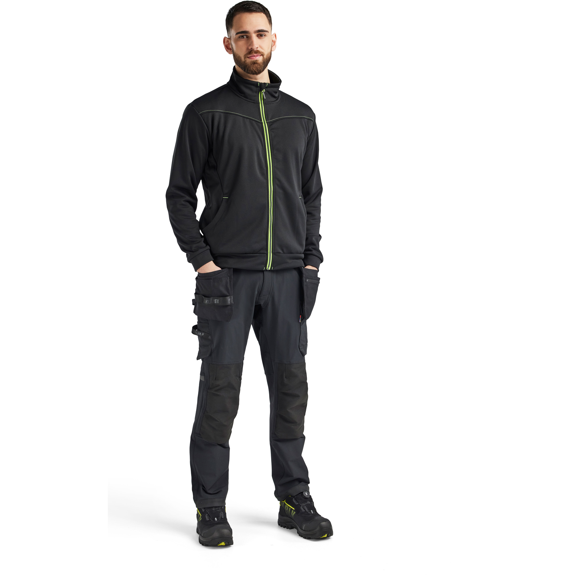 Blaklader 4-Way Stretch Craftsman Work Trousers, Black (5)