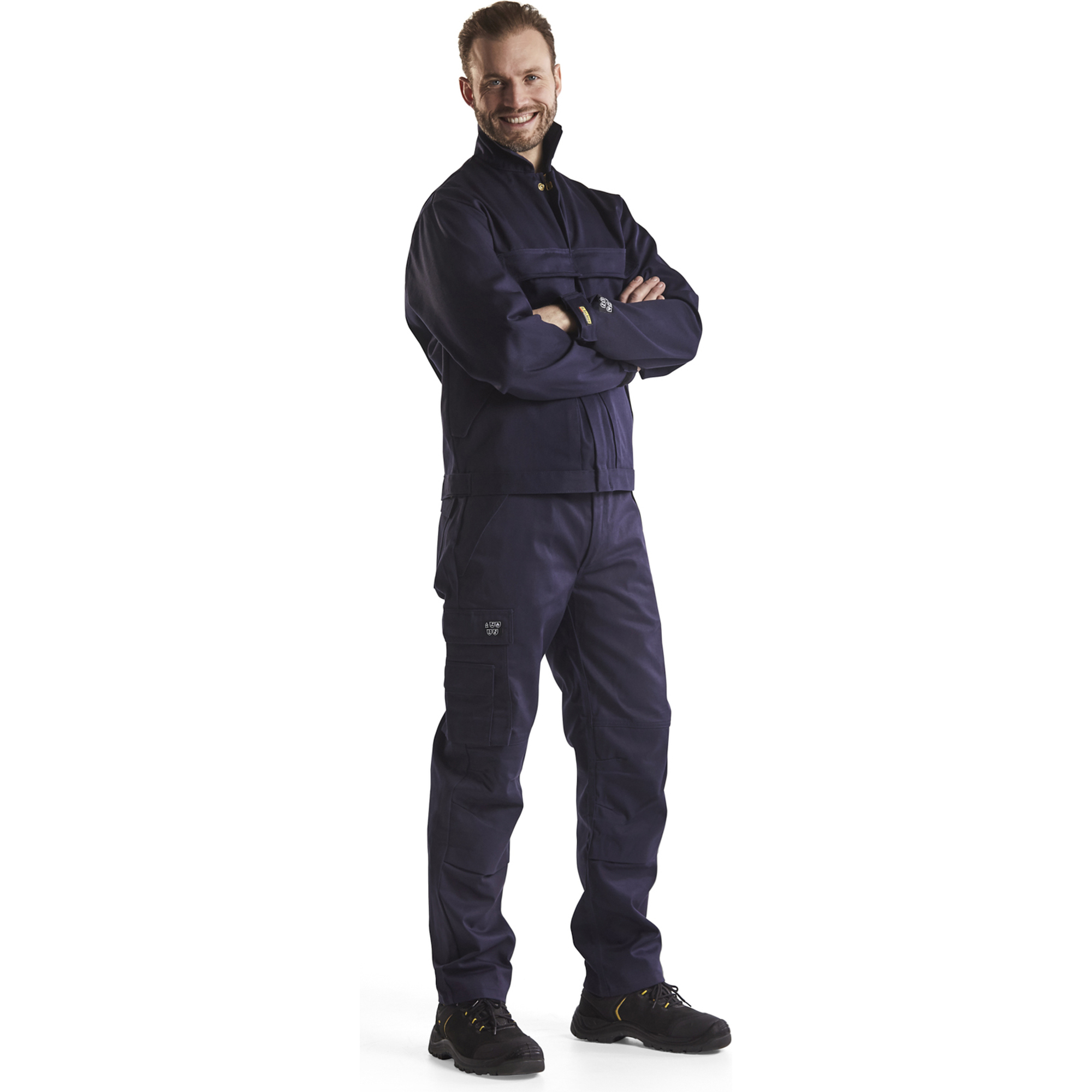 Blaklader Flame Resistant Work Trousers, Navy Blue (4)