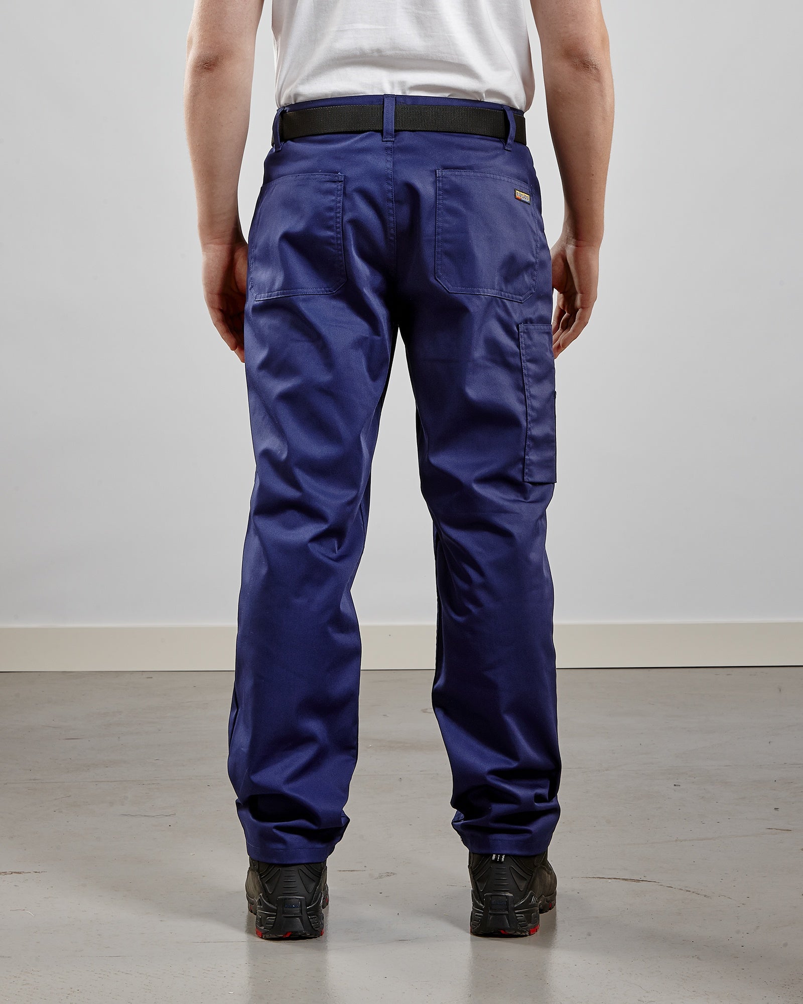 Blaklader Mixed Fabric Work Trousers, Navy Blue (4)