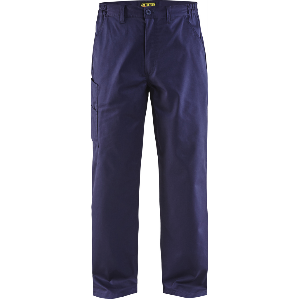 Blaklader Mixed Fabric Work Trousers, Navy Blue