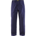 Blaklader Mixed Fabric Work Trousers, Navy Blue