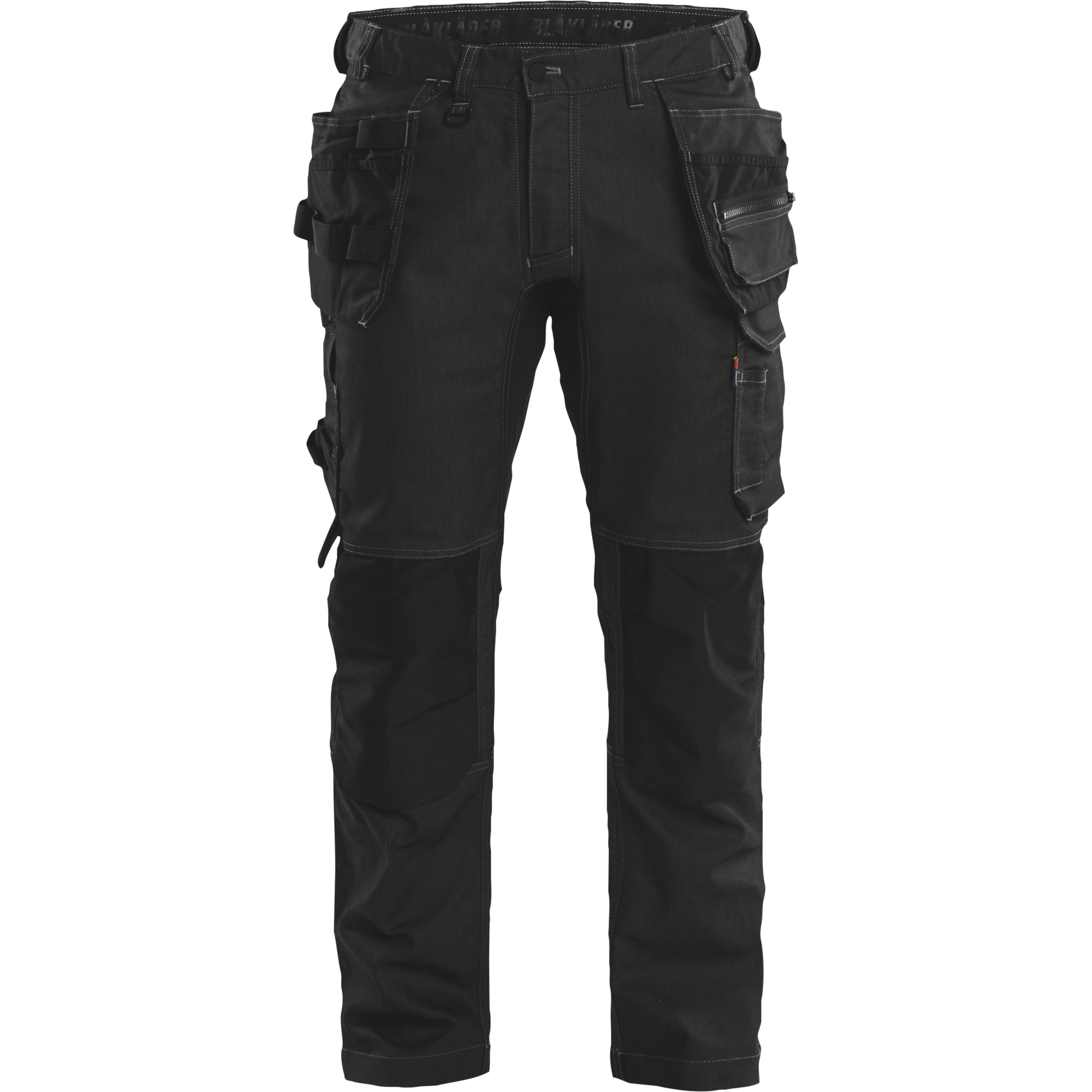 Blaklader Stretch Denim Craftsman Work Trousers, Black