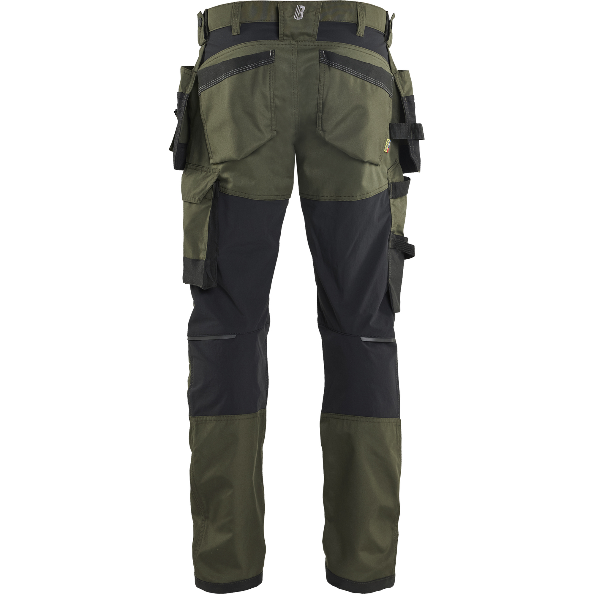 Blaklader Stretch Craftsman Work Trousers, Forest Green/Black (4)
