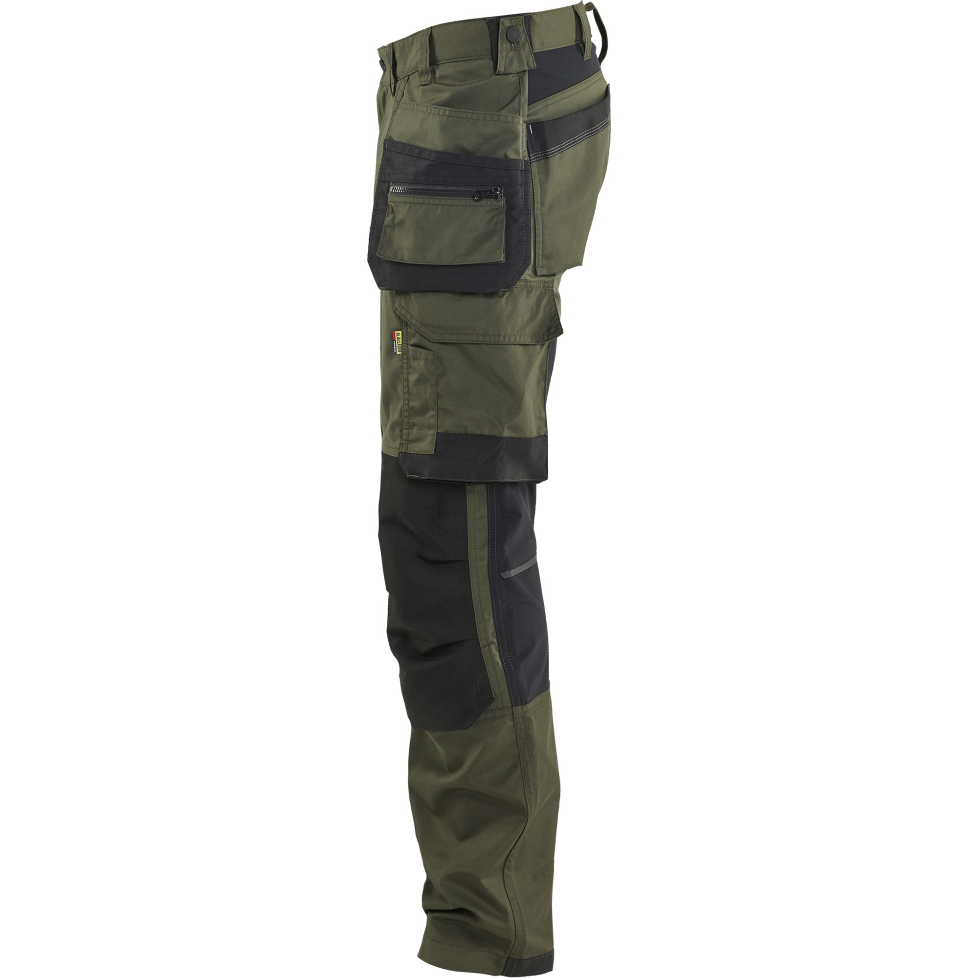 Blaklader Stretch Craftsman Work Trousers, Forest Green/Black (3)
